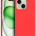 Capa p/ iPhone 15 Plus Eco Biodegradável (Vermelho) - COOL