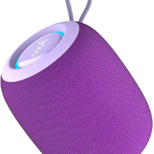 Coluna Bluetooth 6W Cord TWS (Violeta) - COOL