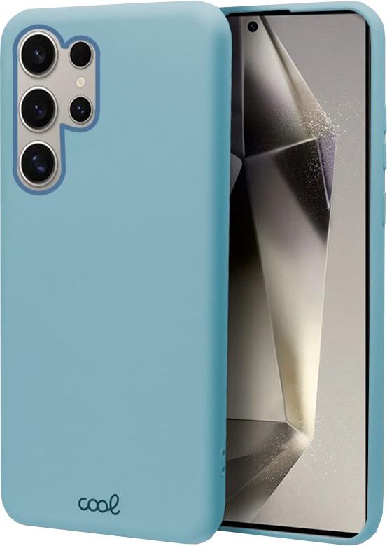 Capa de Silicone p/ Samsung Galaxy S24 Ultra (Azul Celeste) - COOL