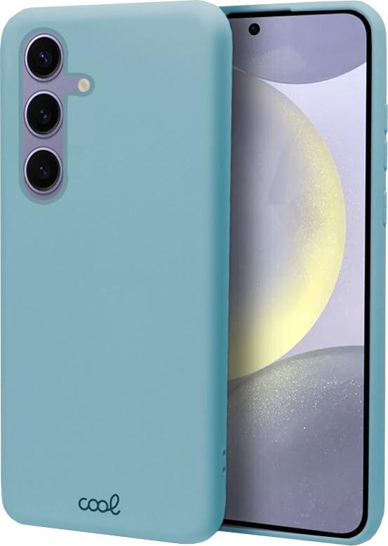 Capa Silicone p/ Samsung Galaxy S24 / S25 (Azul Celeste) - COOL