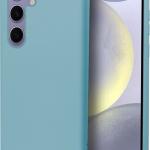 Capa Silicone p/ Samsung Galaxy S24 / S25 (Azul Celeste) - COOL