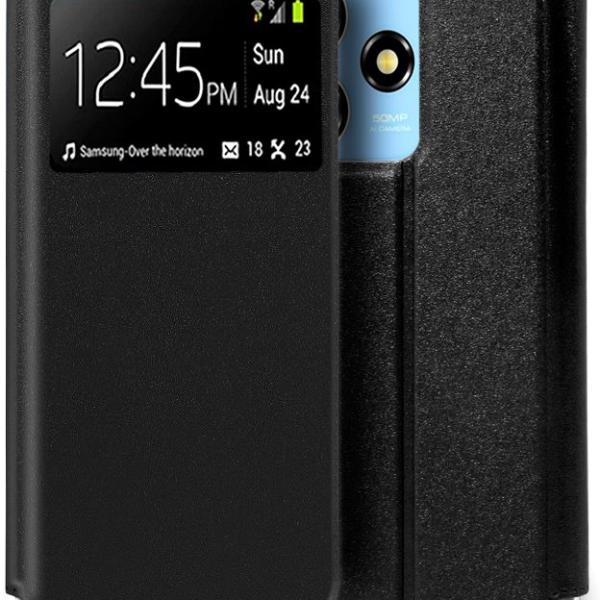Capa Flip p/ ZTE Blade A73 (Preto) - COOL