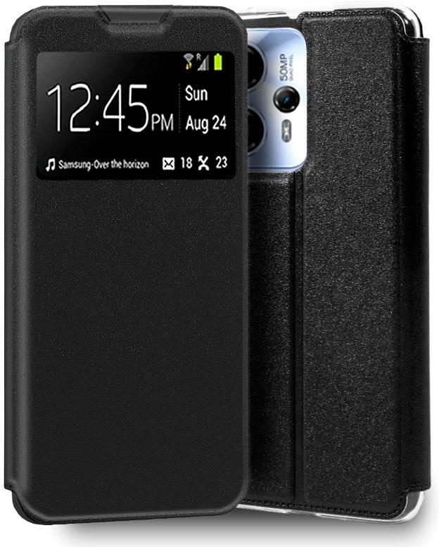Capa Flip p/ Motorola Moto G13 / G23 (Preto) - COOL