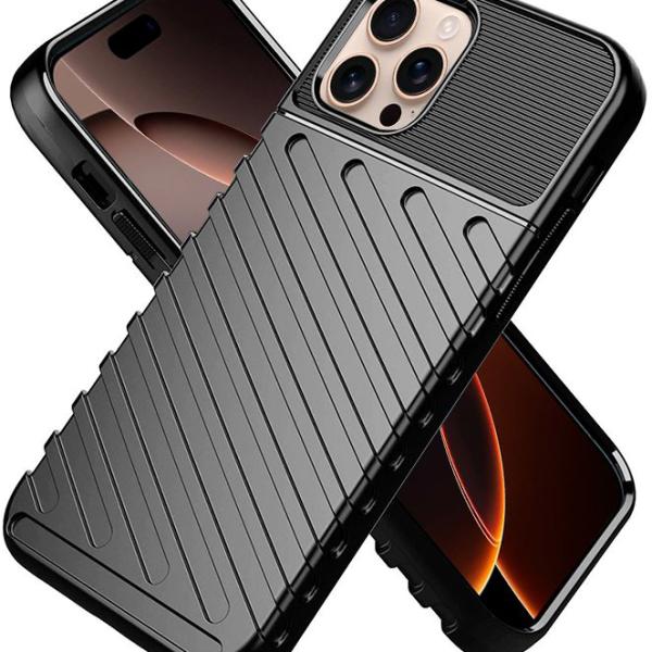 Capa p/ iPhone 16 Pro Max Thunder (Preto) - COOL