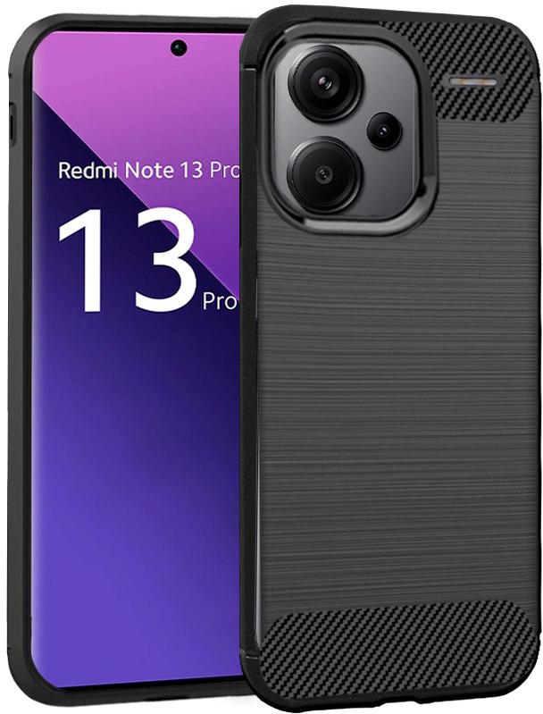 Capa p/ Xiaomi Redmi Note 13 Pro Plus 5G Carbono (Preto) - COOL