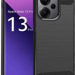 Capa p/ Xiaomi Redmi Note 13 Pro Plus 5G Carbono (Preto) - COOL
