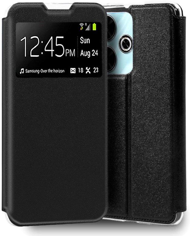 Capa Flip p/ Xiaomi Redmi 13 / Poco M6 (Preto) - COOL