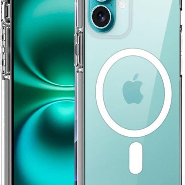 Capa p/ iPhone 16 Plus Magnética (Transparente) - COOL