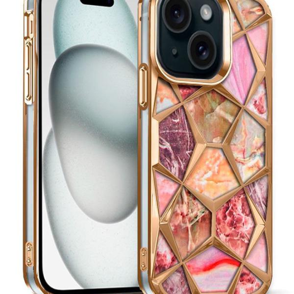 Capa p/ iPhone 15 (Mármore) - COOL