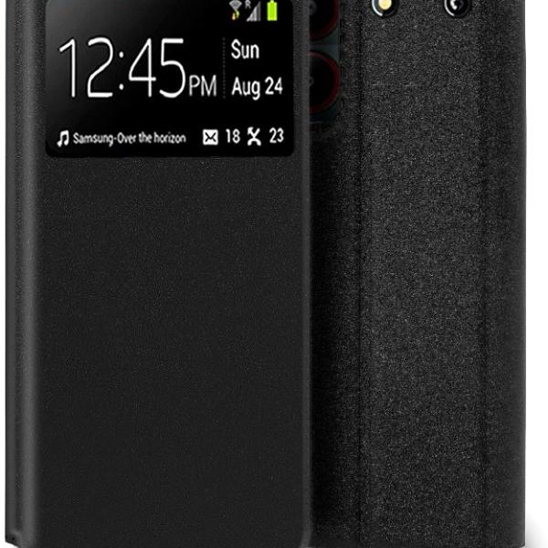 Capa Flip p/ ZTE Blade A54 (Preto) - COOL