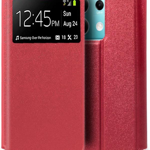 Capa Flip p/ Xiaomi Redmi Note 13 5G (Vermelho) - COOL