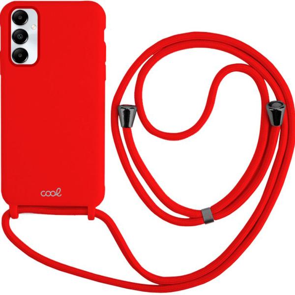 Capa p/ Samsung A057 Galaxy A05s Cordão (Vermelho) - COOL