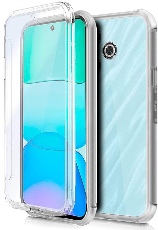 Capa Silicone 3D p/ Xiaomi Redmi 13 / Poco M6 (Transparente Frontal + Traseira) - COOL