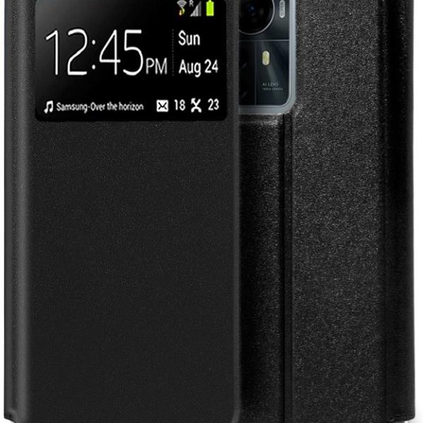 Capa Flip p/ ZTE Blade A72s (Preto) - COOL
