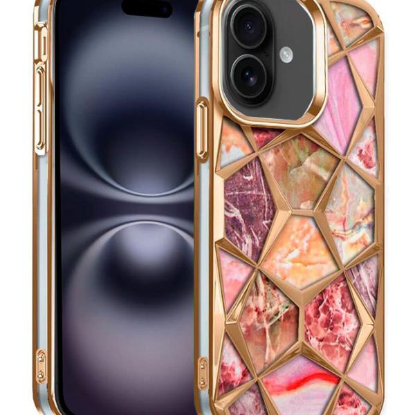 Capa p/ iPhone 16 (Mármore) - COOL