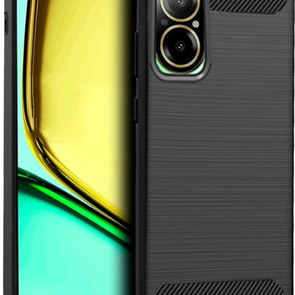 Capa p/ Realme C67 Carbono (Preto) - COOL
