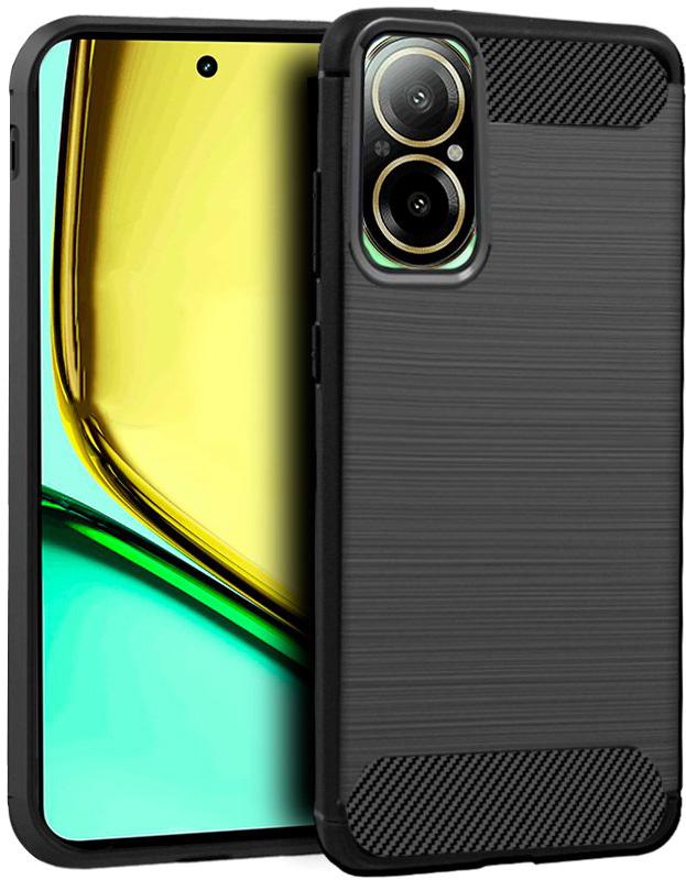 Capa p/ Realme C67 Carbono (Preto) - COOL