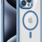 Capa p/ iPhone 15 Pro Magnética Borde (Azul) - COOL