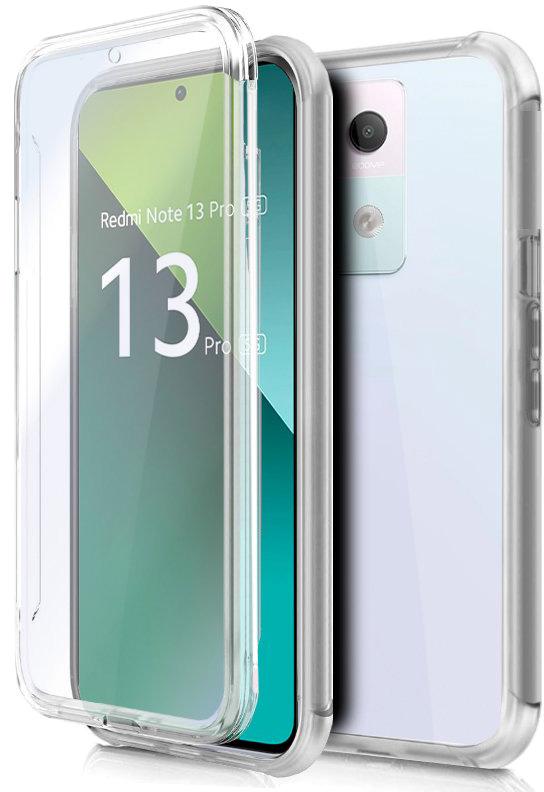 Capa Silicone 3D p/ Xiaomi Redmi Note 13 Pro 5G (Transparente Frontal + Traseira) - COOL