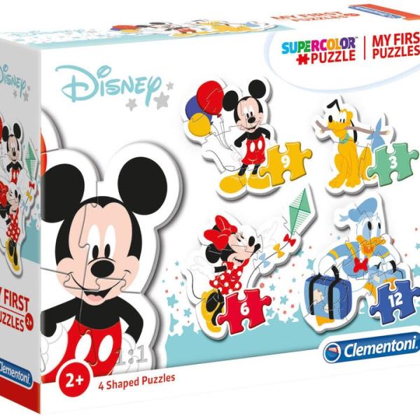 Puzzle My First Puzzle Mickey Disney (3 - 6 - 9 - 12 Peças) - CLEMENTONI