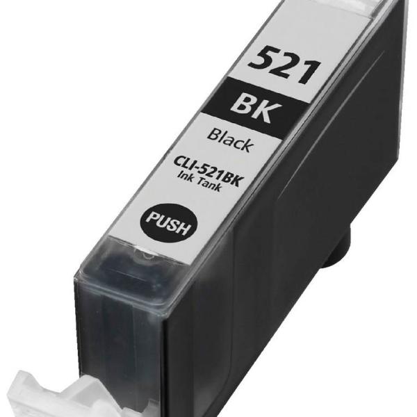 Tinteiro Compativel Canon CLI - 521BK - Preto