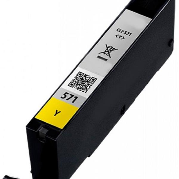 Tinteiro Compativel Canon CLI - 571Y XL - Amarelo