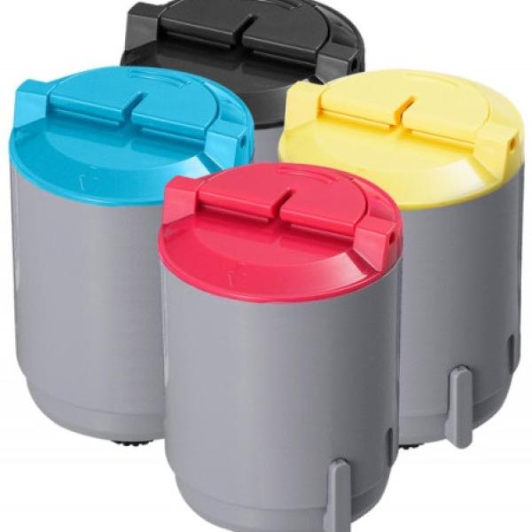 Pack 4x Toners Original CLP - P300C (Preto/ Ciano/ Magenta/ Amarelo) - SAMSUNG