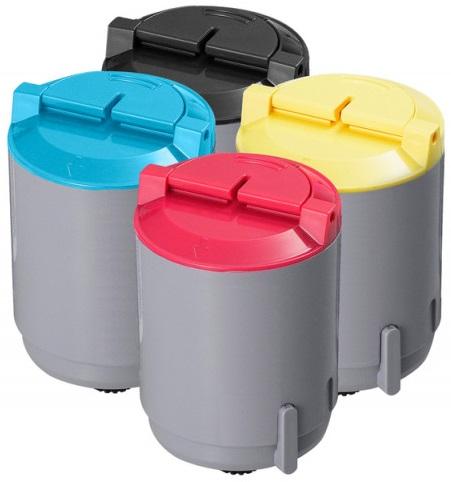 Pack 4x Toners Original CLP - P300C (Preto/ Ciano/ Magenta/ Amarelo) - SAMSUNG
