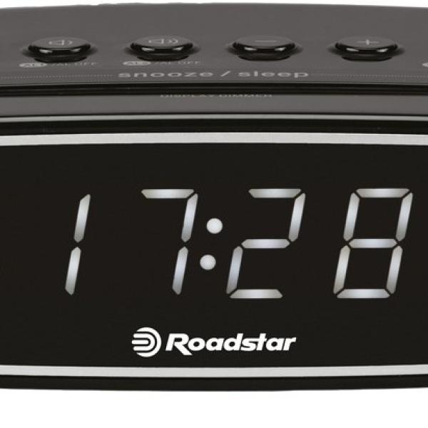 Rádio Despertador CLR - 2310BK (Preto) - ROADSTAR