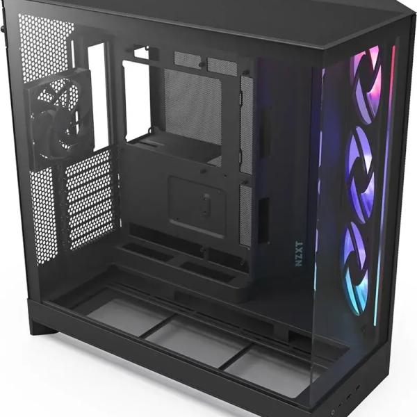 Caixa Extended - ATX H9 Flow RGB (2025) Tempered Glass (Preto) - NZXT