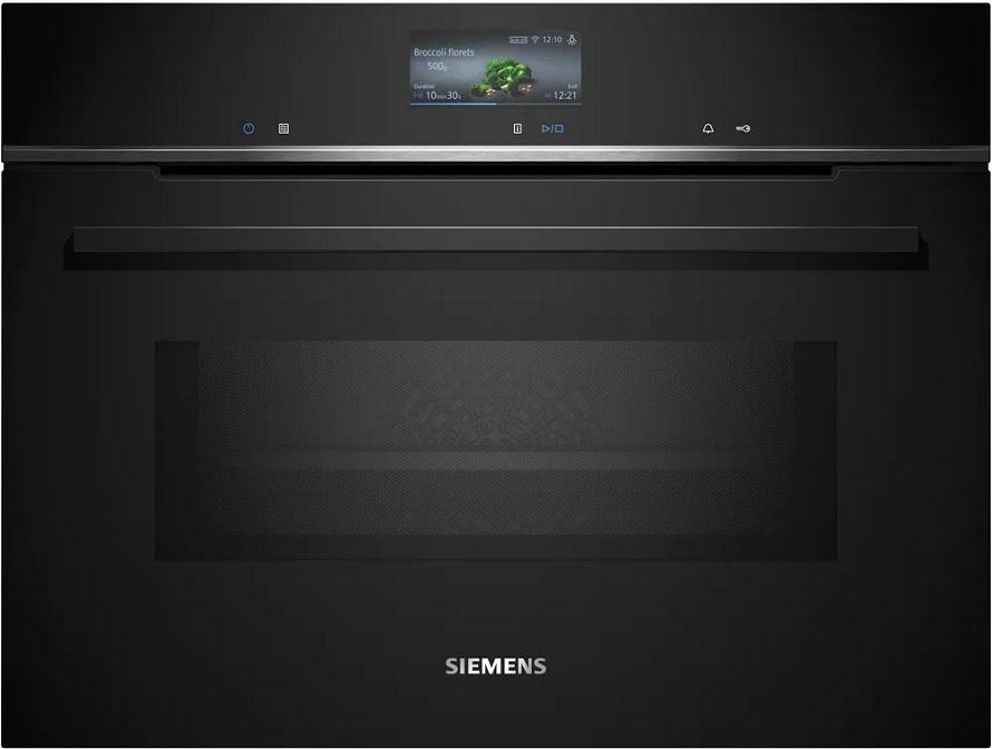 Forno Compacto de Encastre iQ700 CM776GKB1 45L 3600W (Preto) - SIEMENS