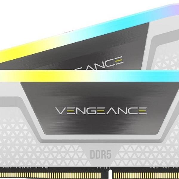 Memória RAM UDIMM Vengeance RGB 32GB (2x16GB) DDR5 6000MHz CL30 - CORSAIR