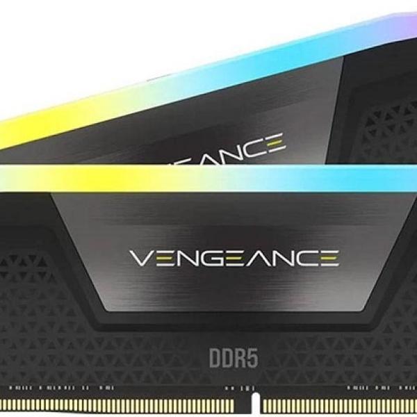 Memória RAM UDIMM Vengeance RGB 32GB (2x16GB) DDR5 6400MHz CL32 (AMD Expo/Intel XMP) - CORSAIR