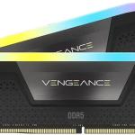 Memória RAM UDIMM Vengeance RGB 64GB (2x32GB) DDR5 - 5200MHz (AMD Expo/Intel XMP) CL40 - CORSAIR