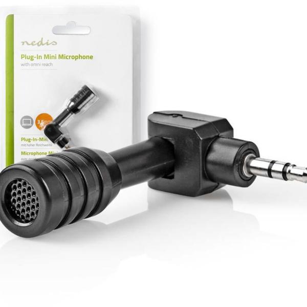 Mini Microfone (Jack 3,5mm) - NEDIS