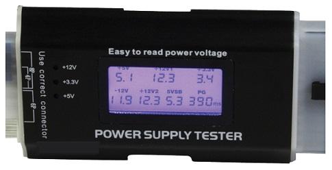 Testador Fontes Alimentação c/ Display