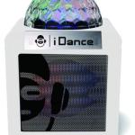 Coluna Portátil Bluetooth c/ Efeitos de LED (Branco) - iDance