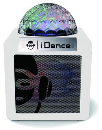 Coluna Portátil Bluetooth c/ Efeitos de LED (Branco) - iDance