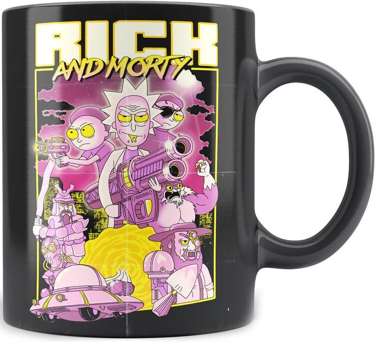 Caneca Retro Poster Rick and Morty 330ml - SD TOYS