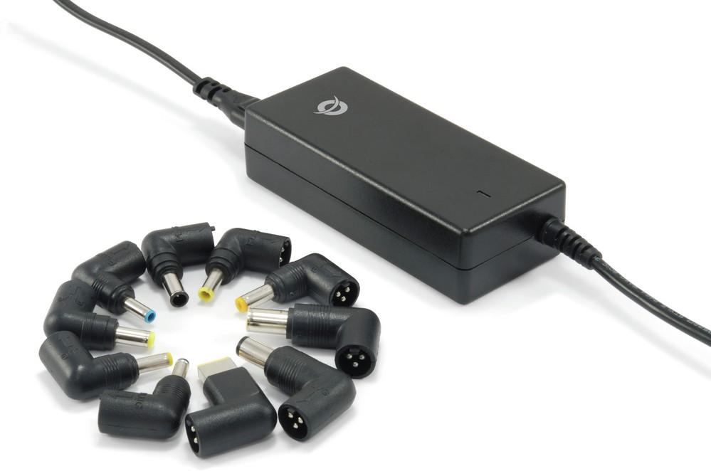 Carregador Universal p/ Portátil 65W (Preto) - CONCEPTRONIC
