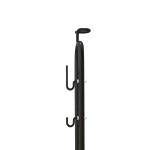 Estacionamento de Bicicletas Vertical e Horizontal com Ganchos Ajustáveis para Bicicletas de 6 a 28 Polegadas e 700 C