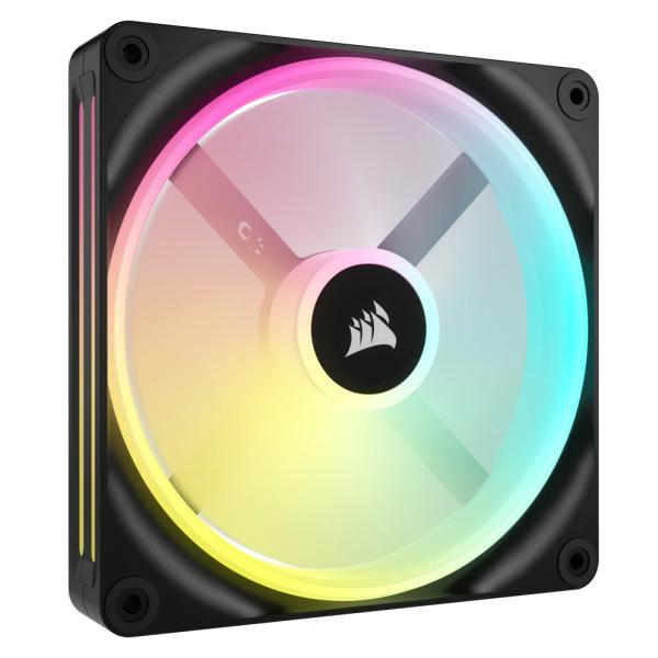 Ventoinha 140mm iCUE Link QX140 RGB 2000RPM 4 Pinos PWM Preta (Expansion Kit) - CORSAIR