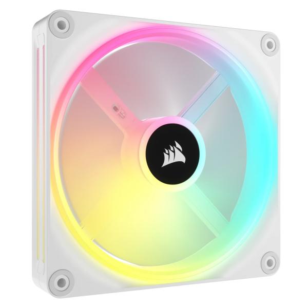 Ventoinha 140mm iCUE Link QX140 RGB 2000RPM 4 Pinos PWM Branco (Expansion Kit) - CORSAIR