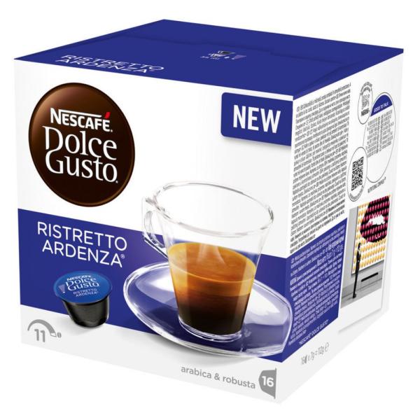 Pack 16x Cápsulas Nescafé Dolce Gusto Ristretto Ardenza