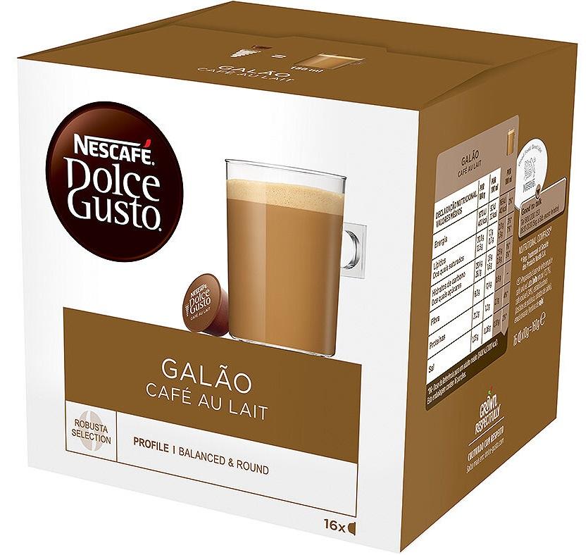 Pack 16x Cápsulas Nescafé Dolce Gusto Café au Lait