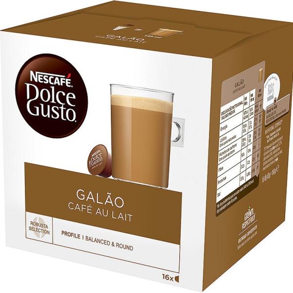 Pack 16x Cápsulas Nescafé Dolce Gusto Café au Lait