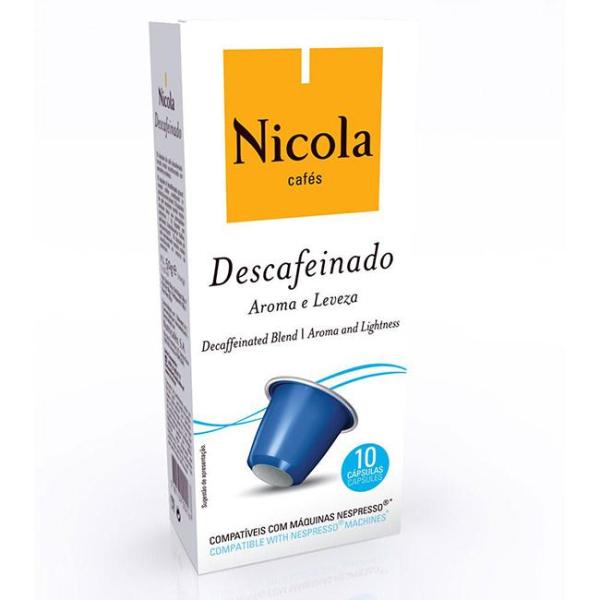 Cápsulas Nespresso Nicola (10 Unidades) Decaf