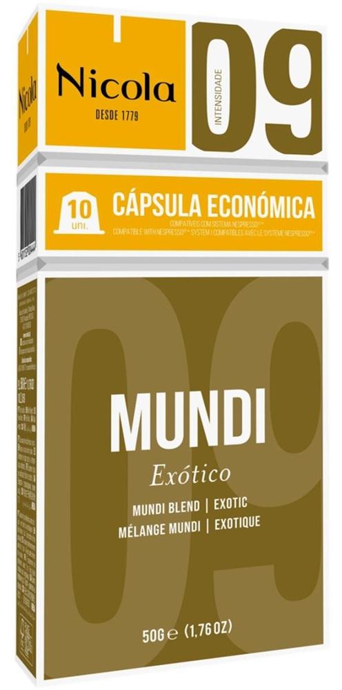Pack 10x Cápsulas Nespresso Nicola Mundi