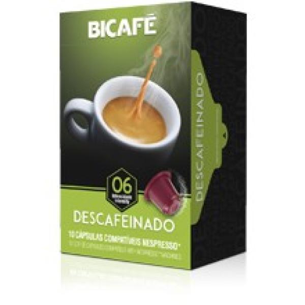 Pack 10x Cápsulas Nespresso Bicafé Descafeinado