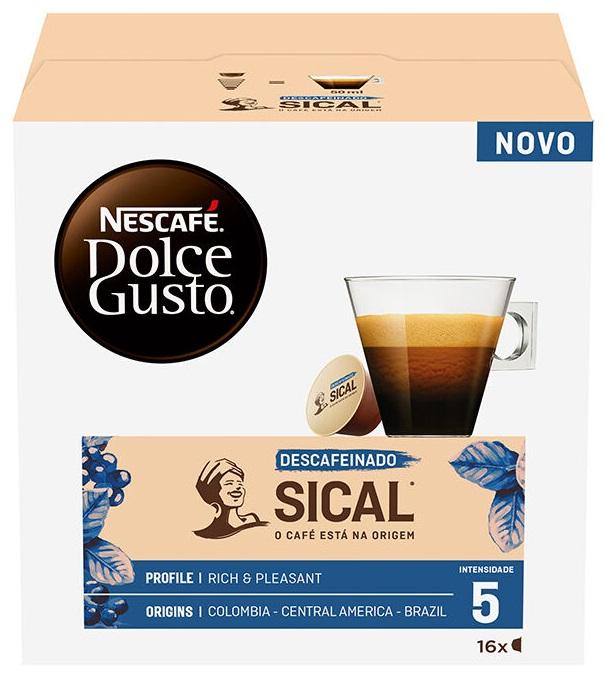 Pack 16x Cápsulas Nescafé Dolce Gusto Sical Descafeinado